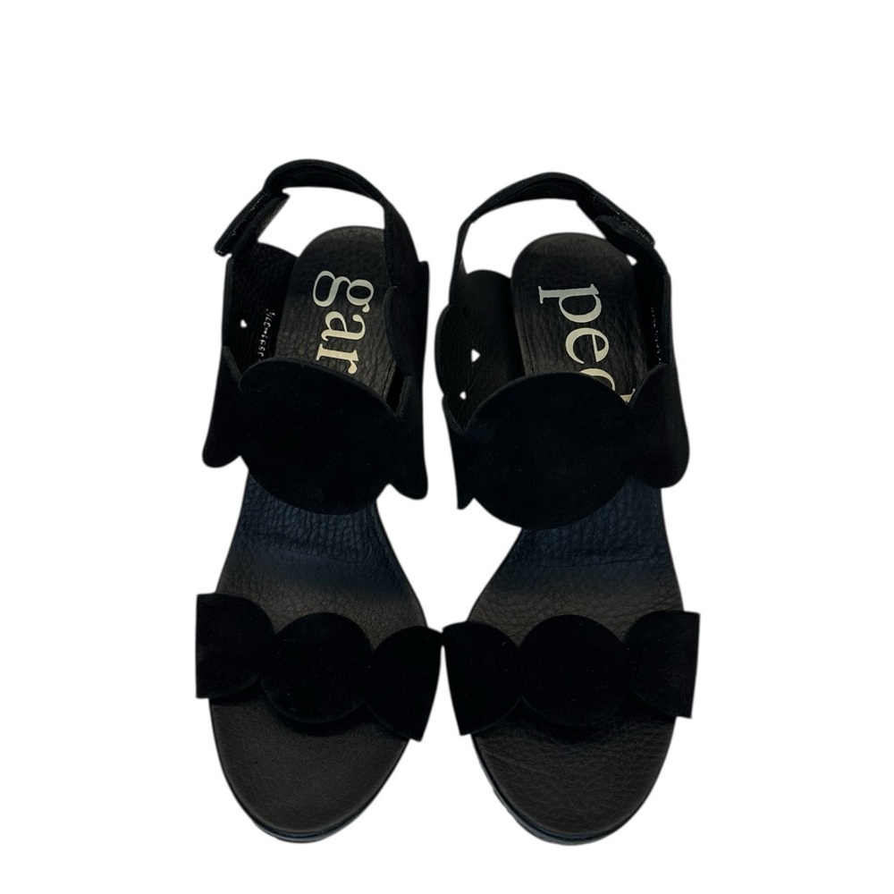 Pedro Garcia Winslet 'DOTTY' Midi Black Suede Sandal  EU37.5/US 7 - Picture 5 of 12